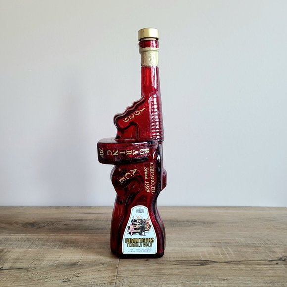 Tommy guns tequila Gold empty red bottle - Picture 1 of 11